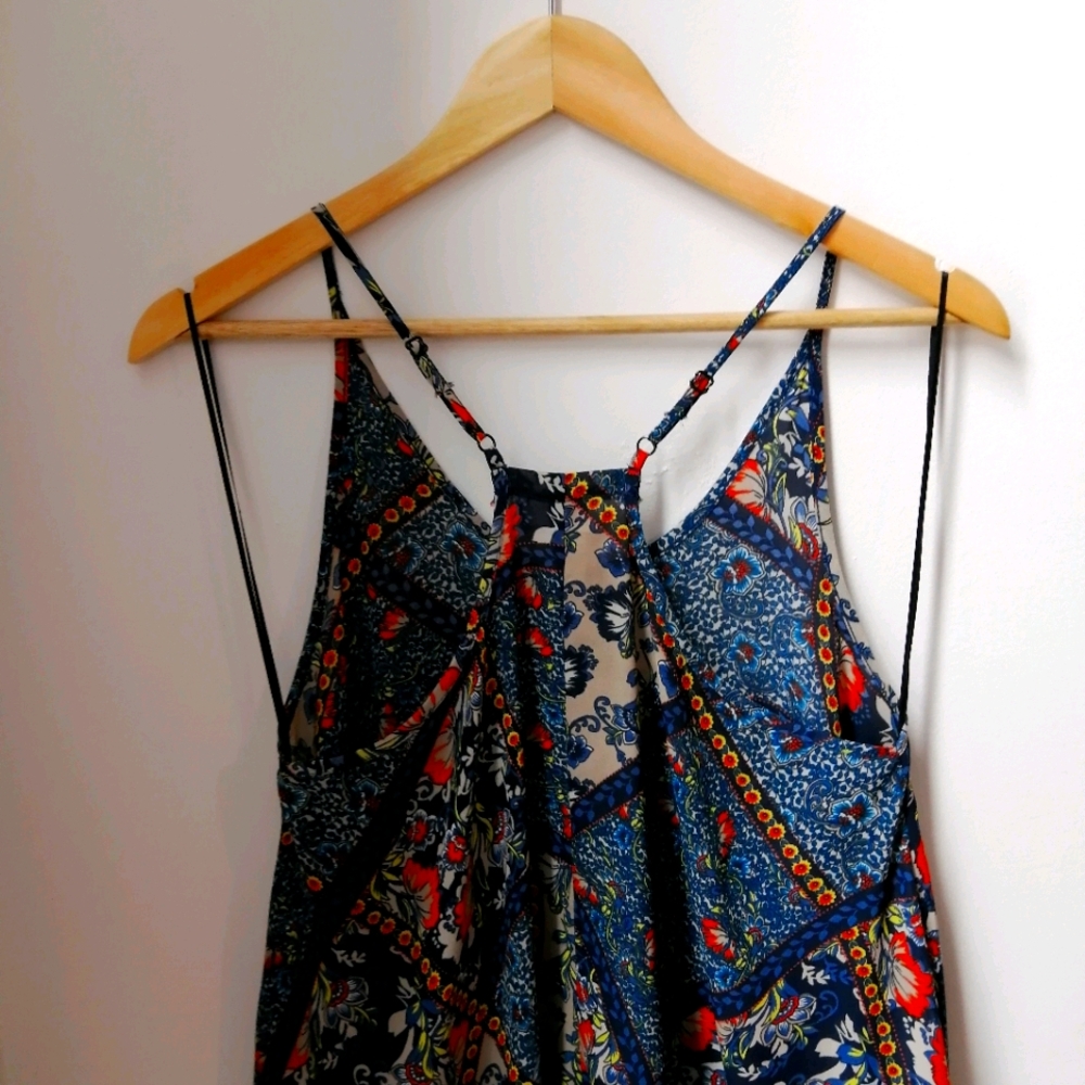 It's Me Brand Sheer Floral Print Breezy Mini Dress - Picture 3 of 5